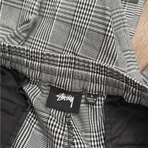 Stussy Men’s Plaid Pants Grey - Picture 5 of 5